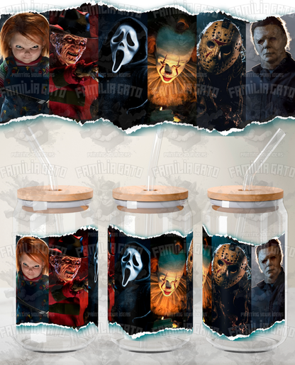 Halloween Horror Characters #67 UVDTF Wrap