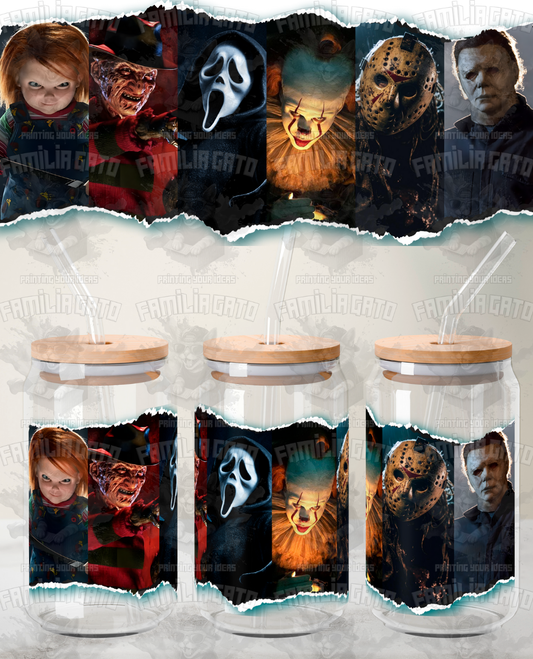 Halloween Horror Characters #67 UVDTF Wrap