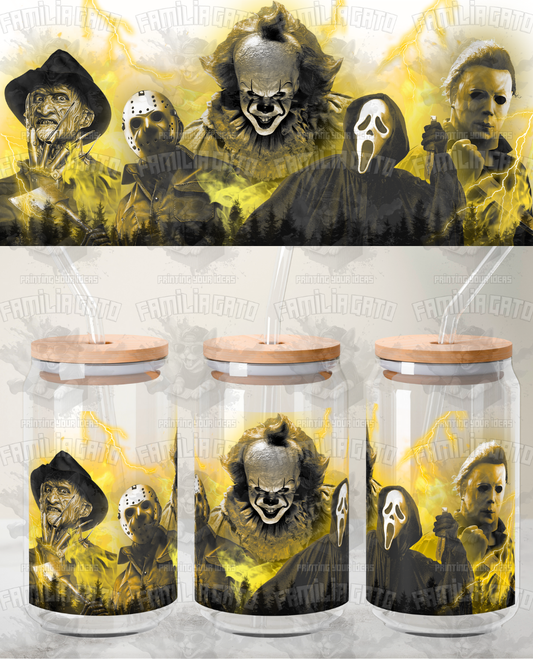 Halloween Horror Characters #69 UVDTF Wrap