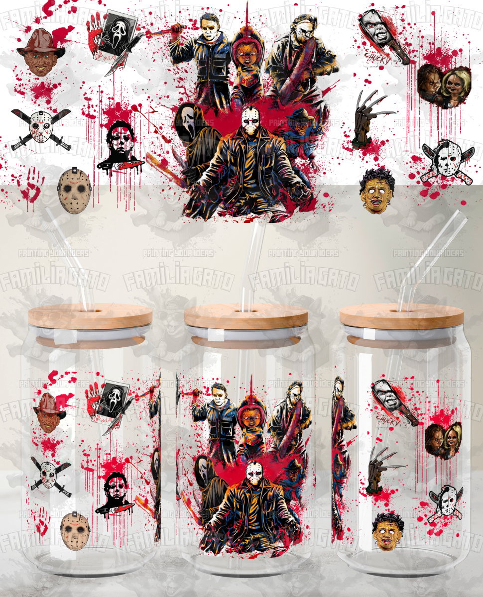 Halloween Horror Characters #73 UVDTF Wrap