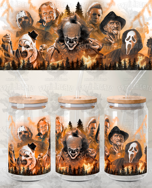 Halloween Horror Characters #76 UVDTF Wrap