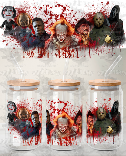 Halloween Horror Characters #77 UVDTF Wrap