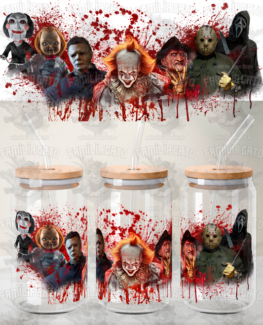 Halloween Horror Characters #77 UVDTF Wrap