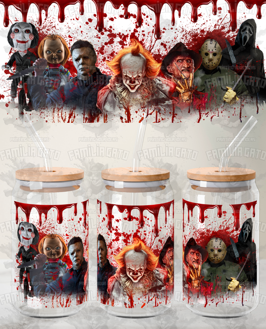 Halloween Horror Characters #79 UVDTF Wrap
