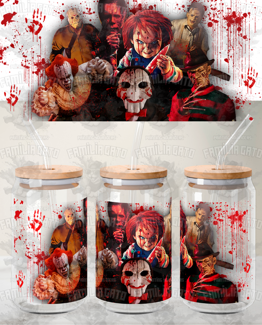Halloween Horror Characters #81 UVDTF Wrap