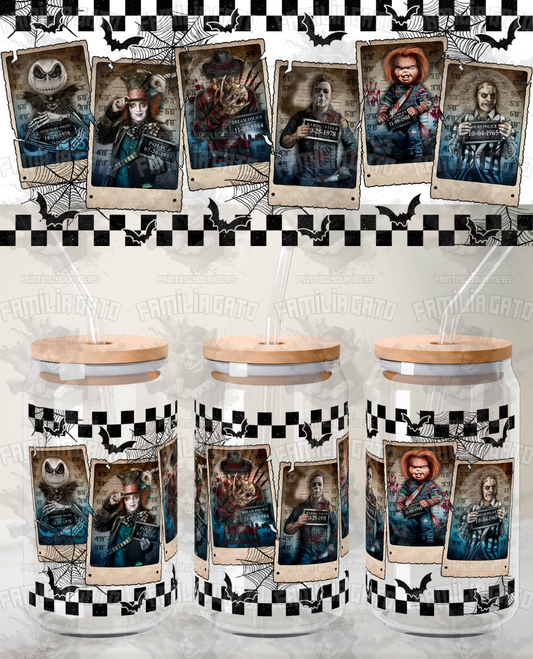 Halloween Horror Characters #91 UVDTF Wrap