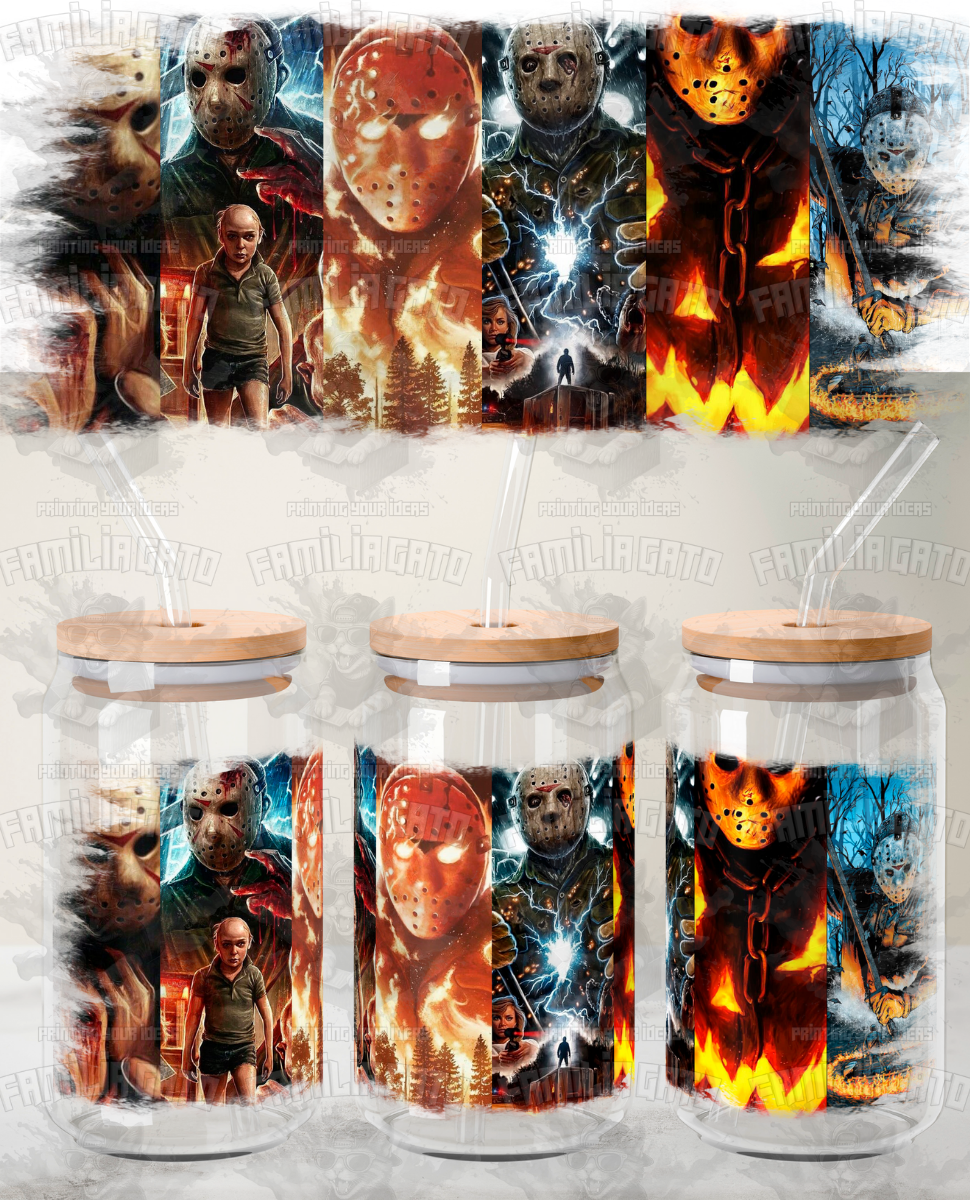 Halloween Horror Characters #97 UVDTF Wrap