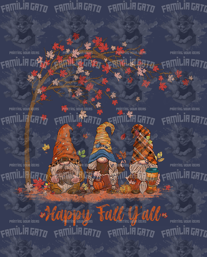 Happy Fall Y'all #1 DTF Transfer