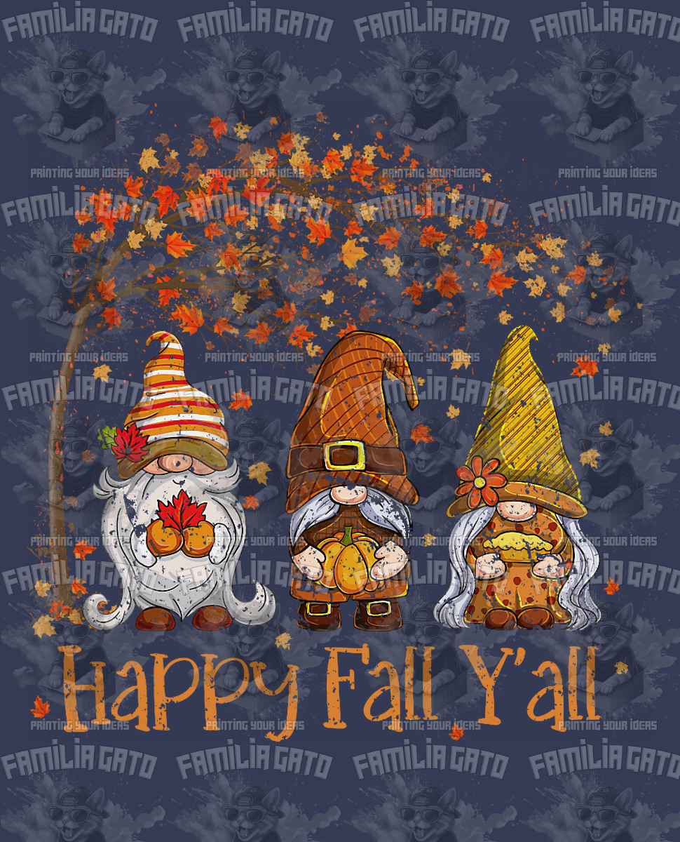 Happy Fall Y'all #4 DTF Transfer