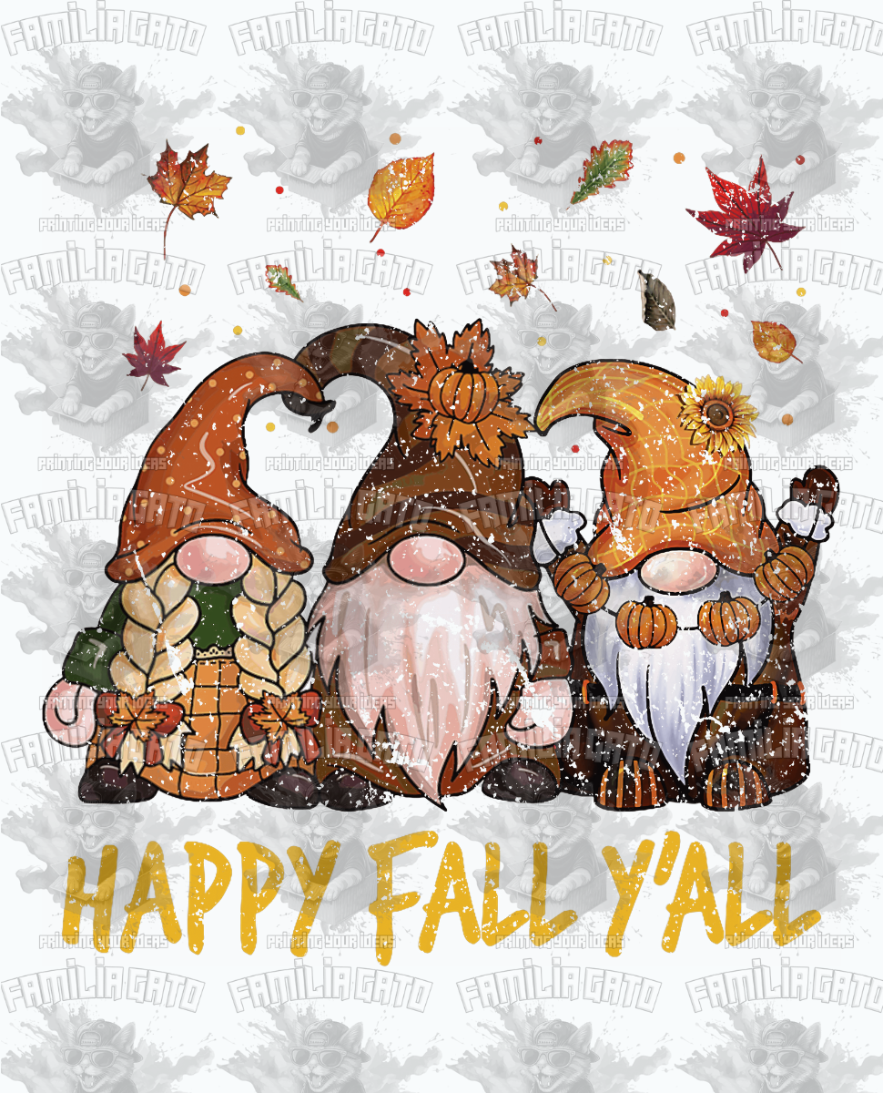 Happy Fall Y'all #5 DTF Transfer