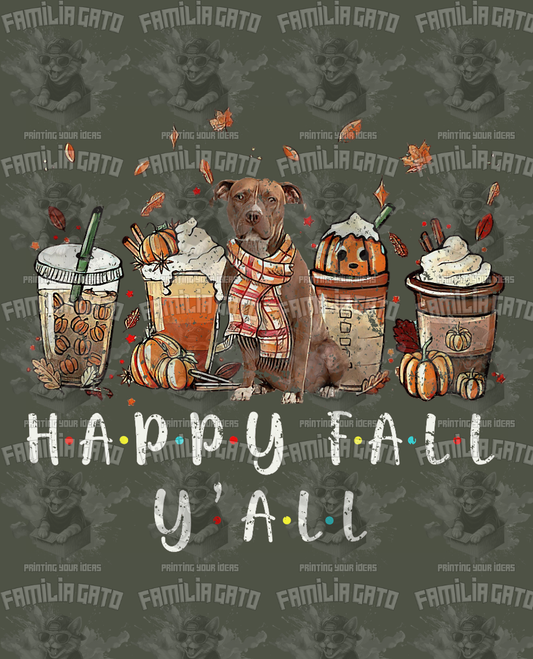 Happy Fall Y'all #7 DTF Transfer