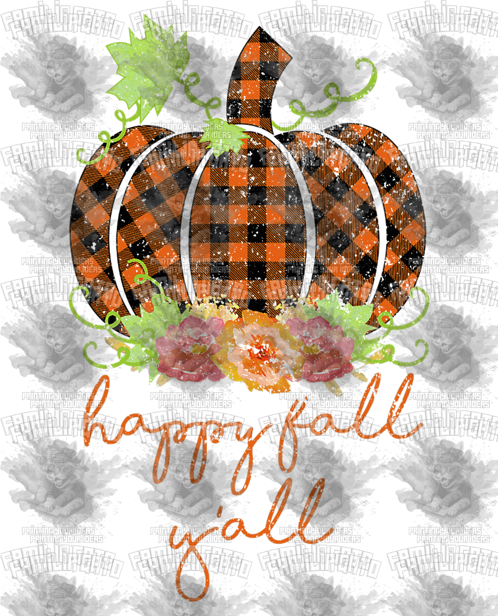 Happy Fall Y'all #8 DTF Transfer