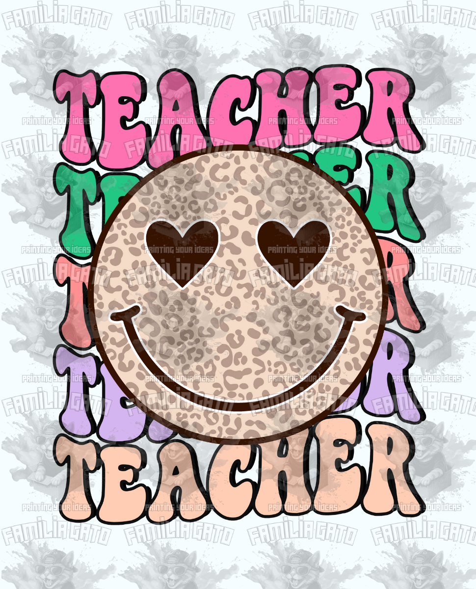 Happy Teacher #1 DTF Transfer