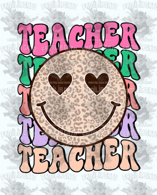 Happy Teacher #1 DTF Transfer