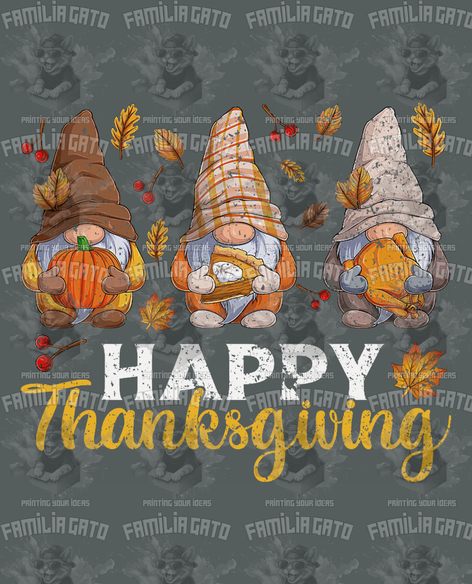 Happy Thanksgiving #6 DTF Transfer