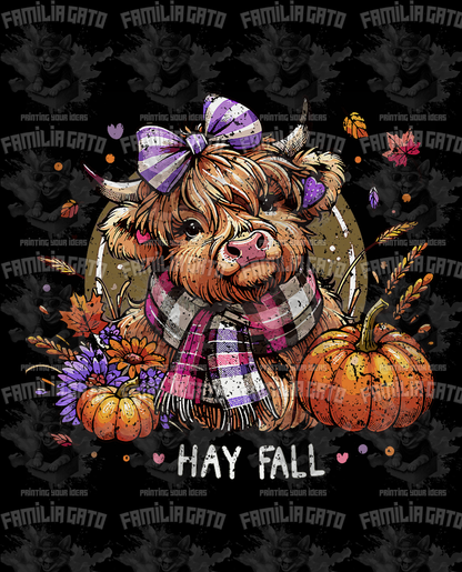 Hay Fall DTF Transfer