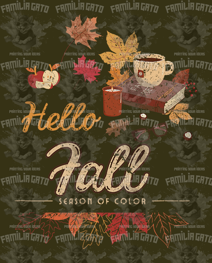 Hello Fall #3 DTF Transfer