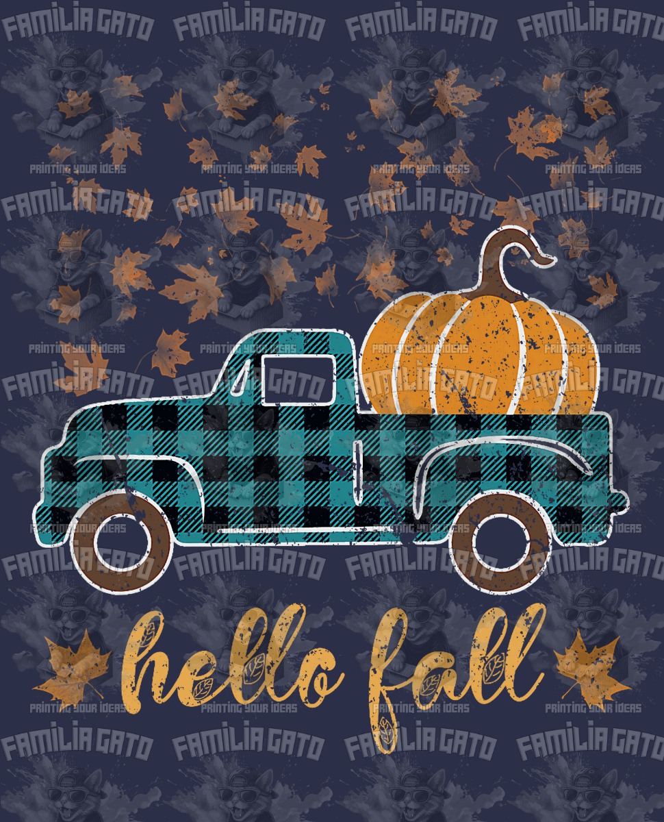 Hello Fall #4 DTF Transfer
