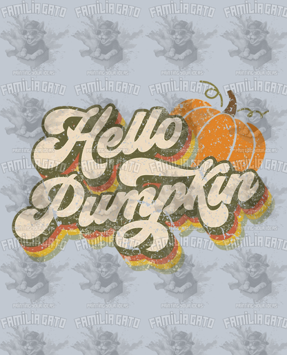Hello Pumpkin #1 DTF Transfer