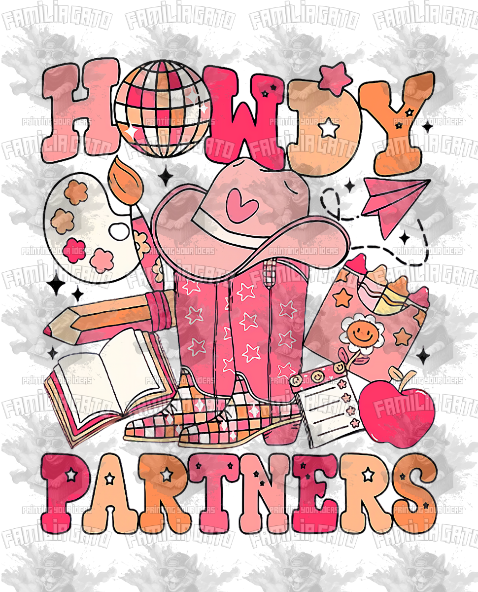 Howdy Partners DTF Transfer