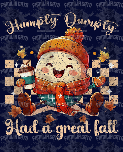 Humpty Dumpty DTF Transfer
