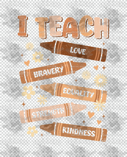 I Teach #2 DTF Transfer