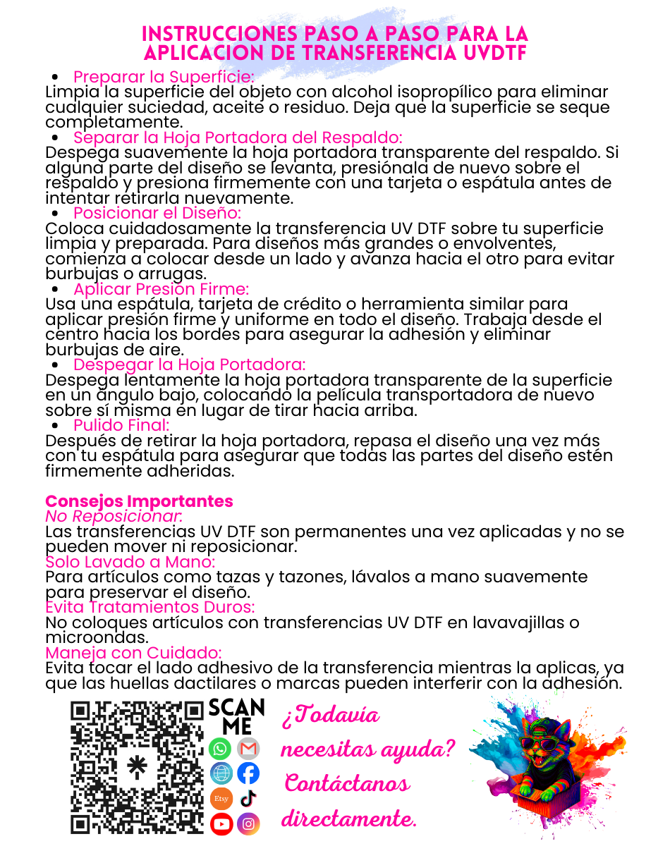Dia del Padre UVDTF Sheet 11"x18"