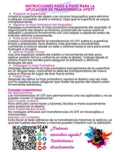 Dia del Padre UVDTF Sheet 11"x18"