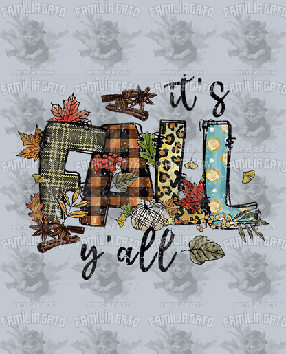 It's Fall Y'all #1 DTF Transfer