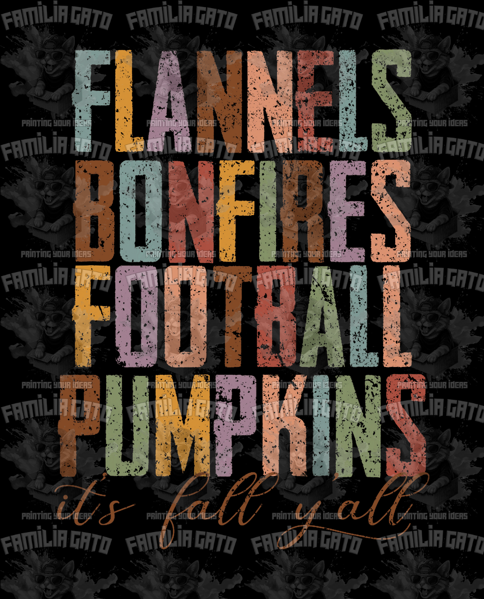 It's Fall Y'all #2 DTF Transfer