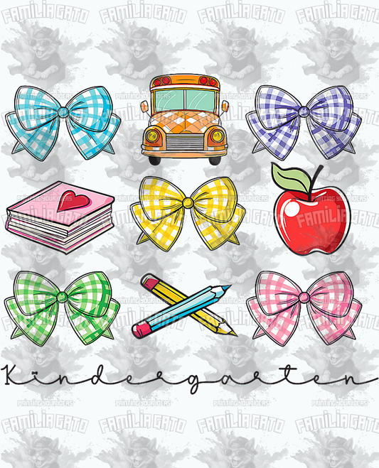 Kindergarten Icons DTF Transfer