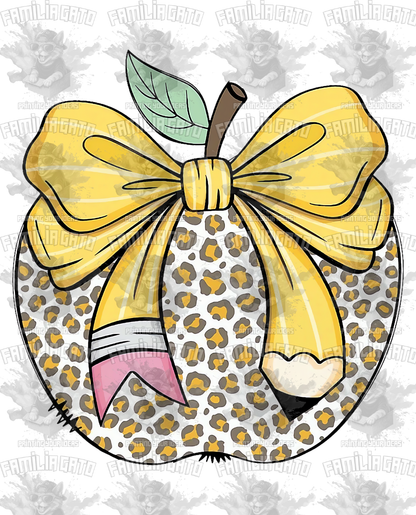 Leopard Apple #1 DTF Transfer