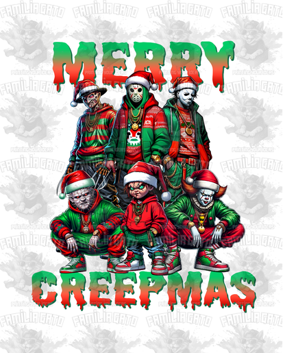Merry Creepmas #3 DTF Transfer