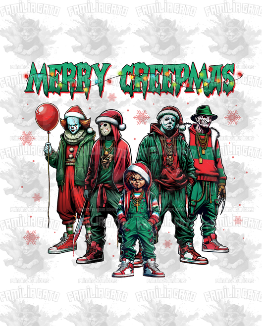 Merry Creepmas #4 DTF Transfer