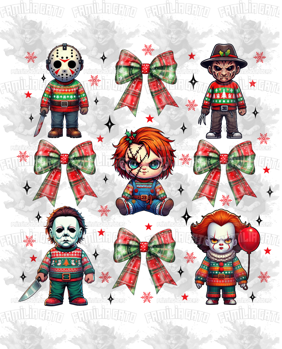 Mini Killer Christmas #1 DTF Transfer