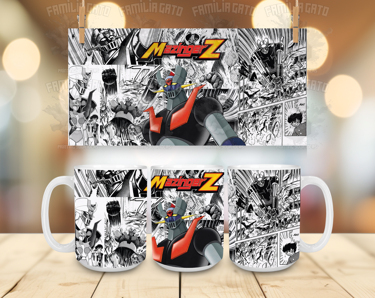 Mazinger Z 11oz & 15oz Mugs