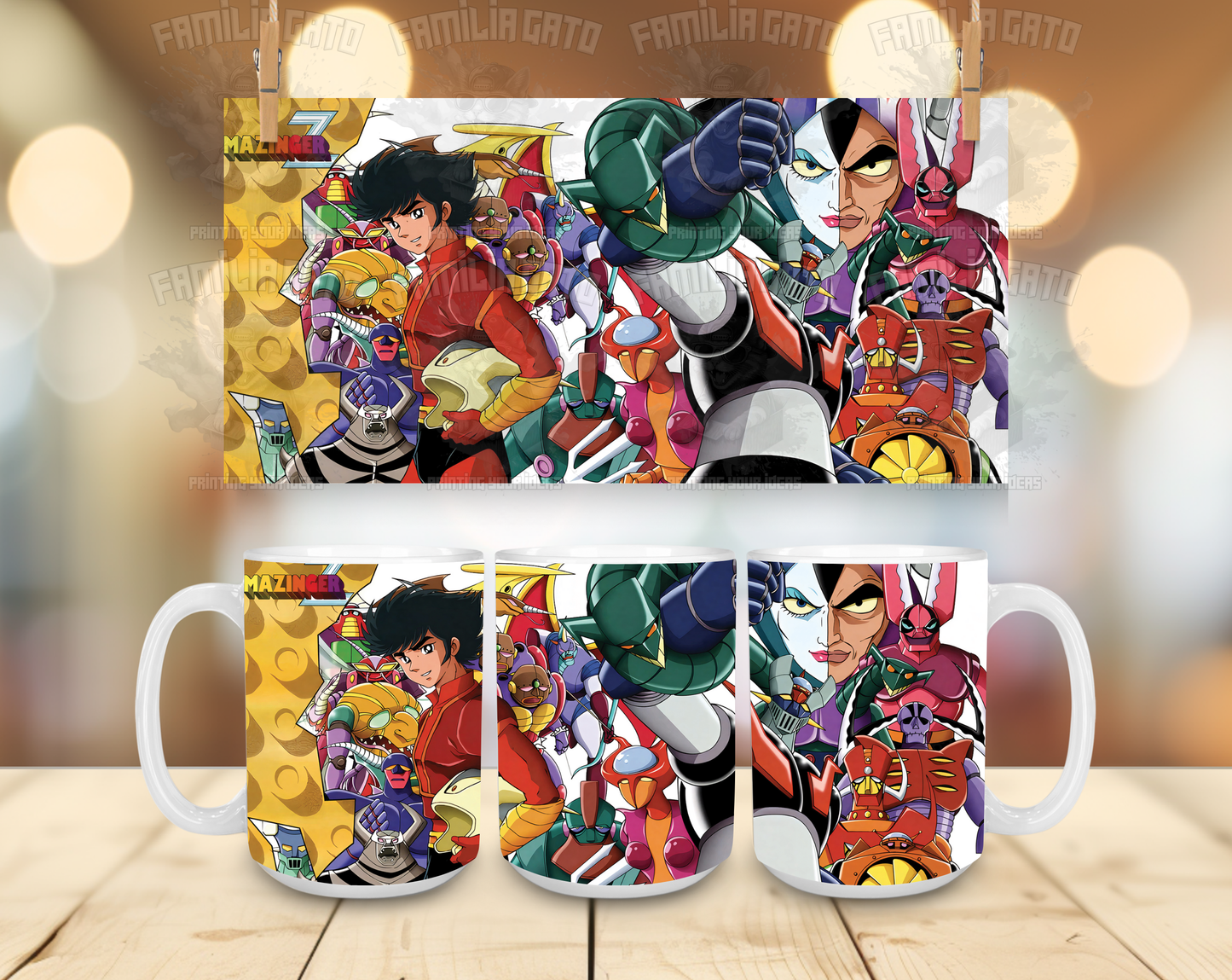 Mazinger Z 11oz & 15oz Mugs