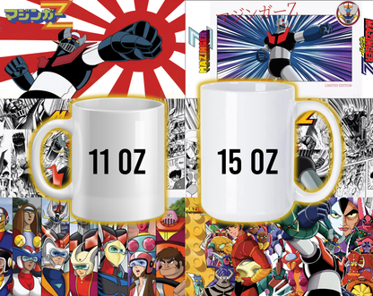 Mazinger Z 11oz & 15oz Mugs
