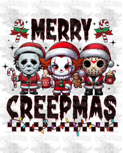 Merry Creepmas #2 DTF Transfer