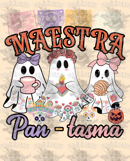 Mexican Ghost Maestra Pantasma DTF Transfer