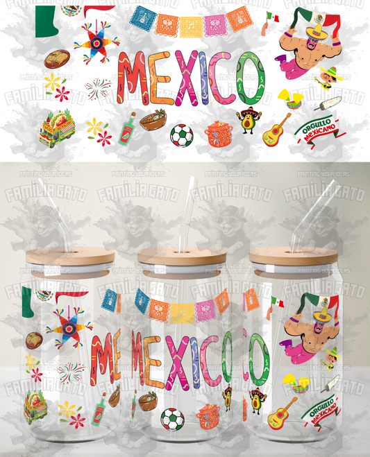 Mexico Fiesta UVDTF Wrap