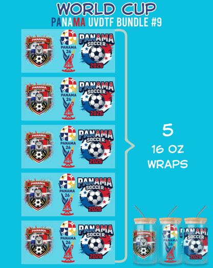 World Cup UVDTF Bundles - 16 Oz Libbey Glass Can Wraps