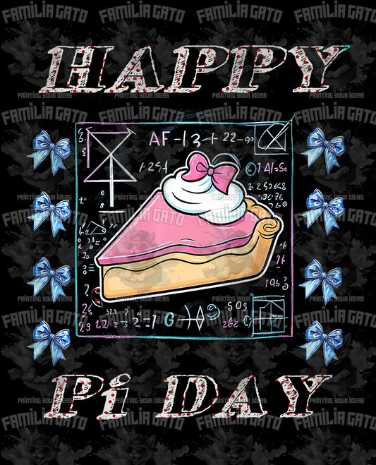 Pi Day #12 DTF Transfer