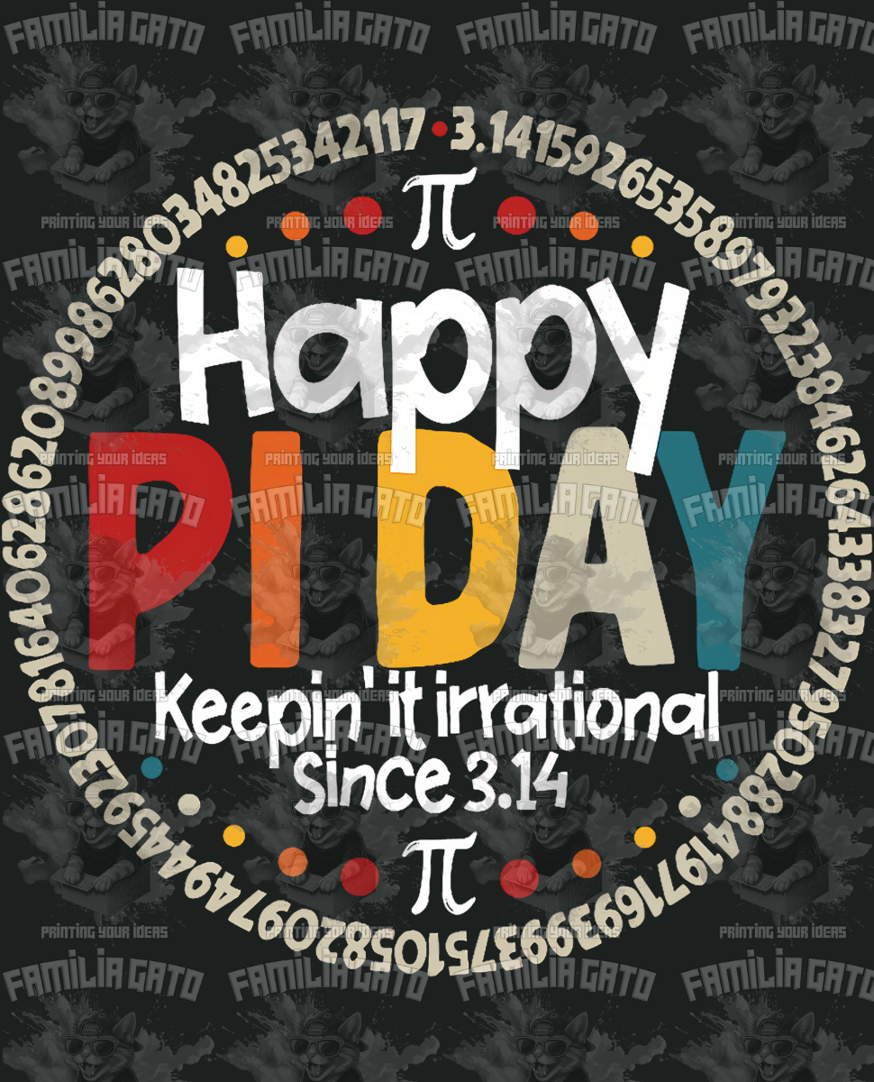 Pi Day #15 DTF Transfer