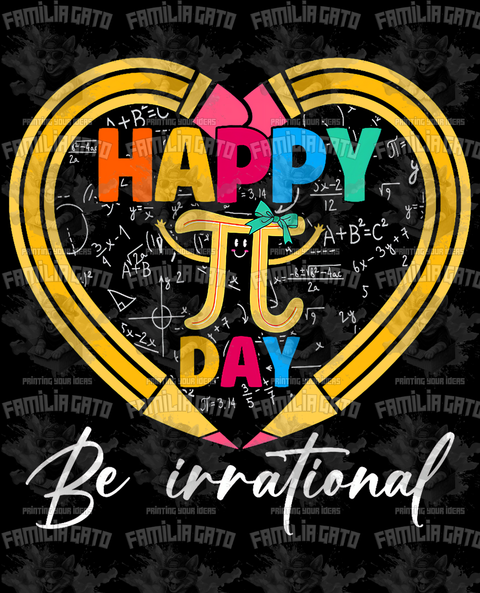 Pi Day #16 DTF Transfer