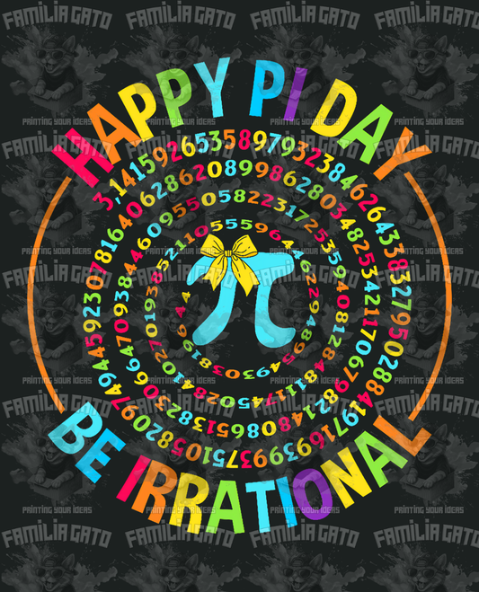 Pi Day #17 DTF Transfer