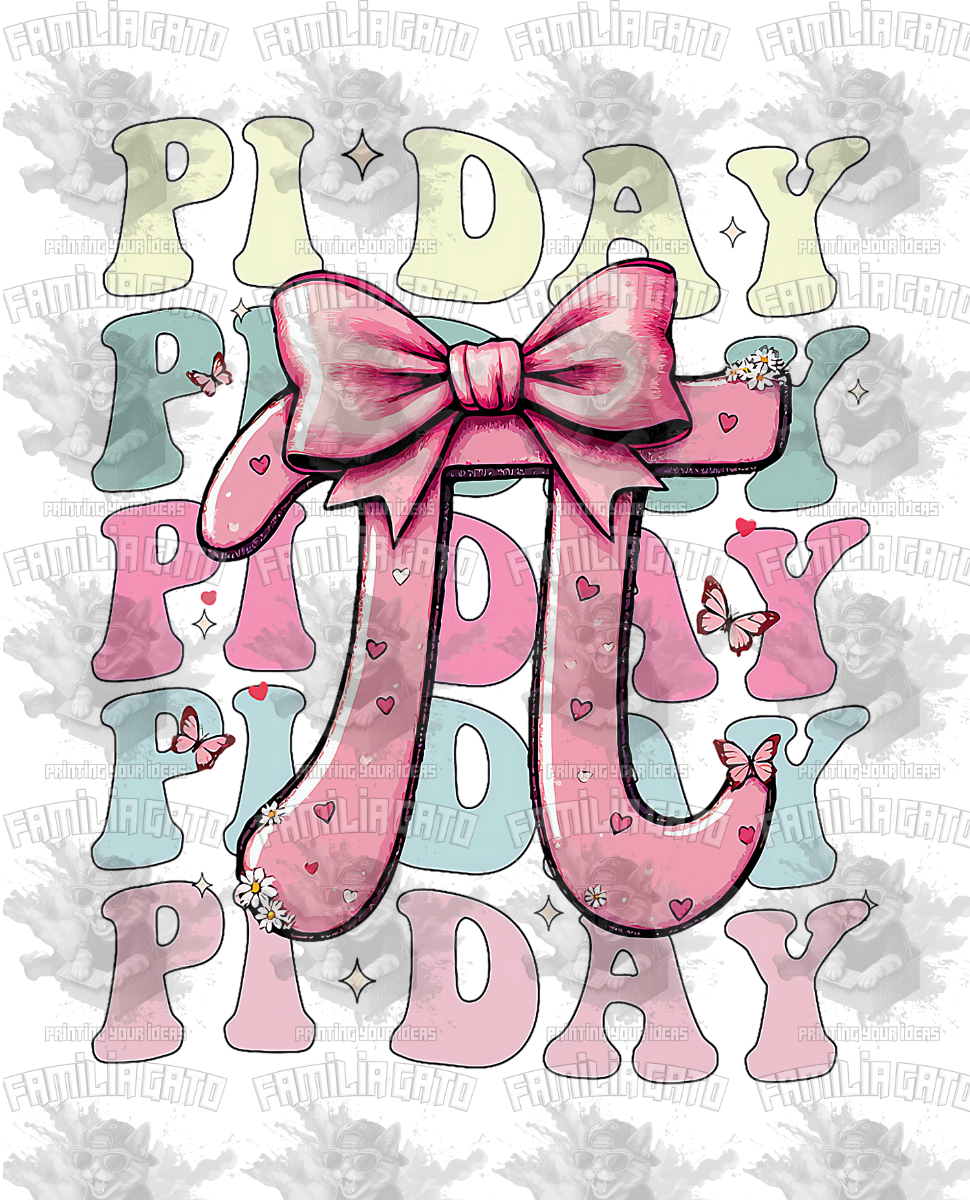 Pi Day #2 DTF Transfer