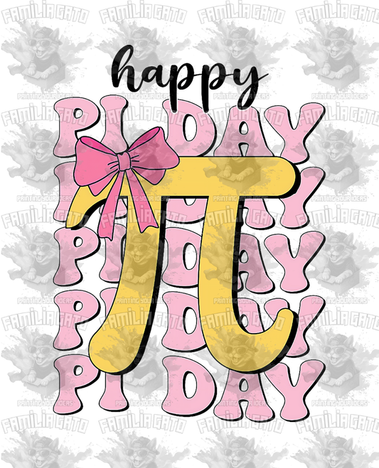 Pi Day #3 DTF Transfer