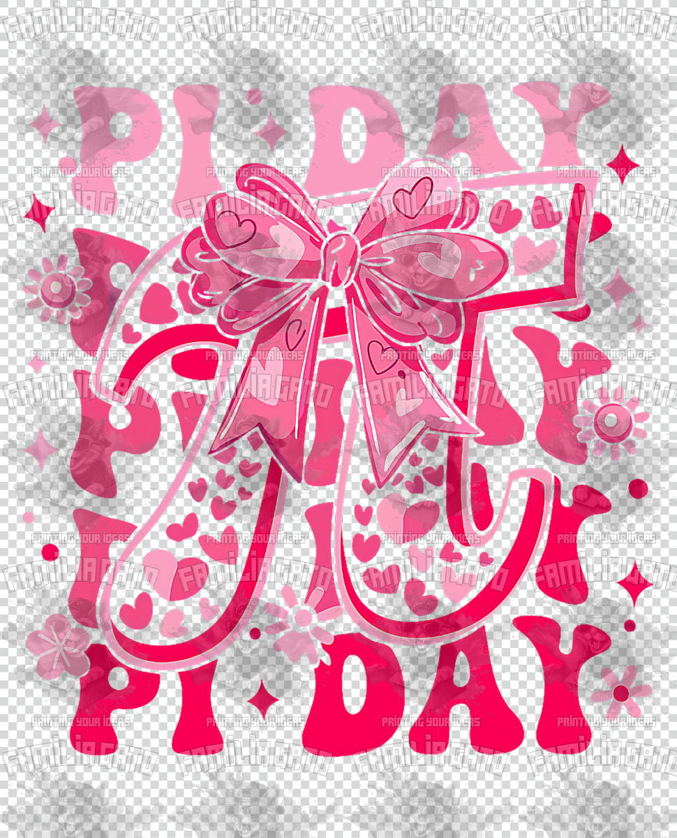 Pi Day #4 DTF Transfer