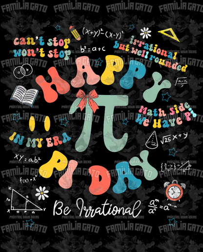 Pi Day #6 DTF Transfer